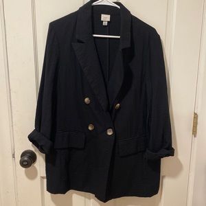A New Day Black Blazer Size L